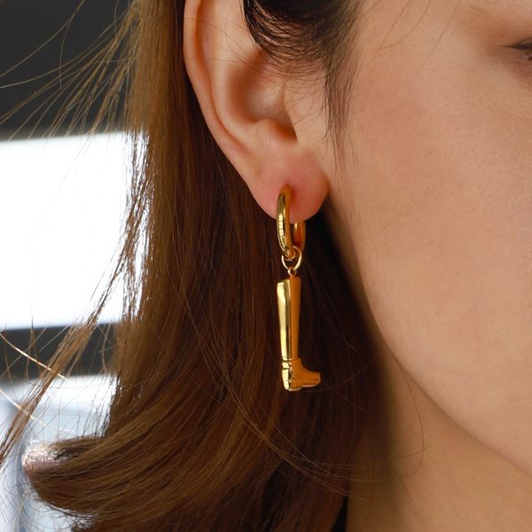 Titanium steel earrings