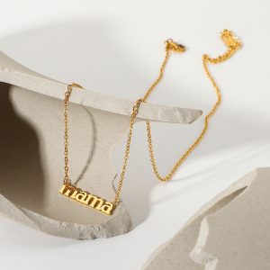 Titanium steel electroplated pendant