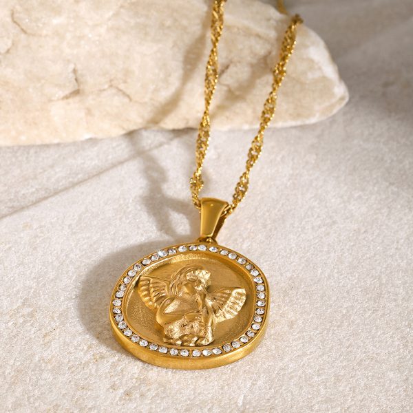 Angel Water Diamond Pendant Necklace