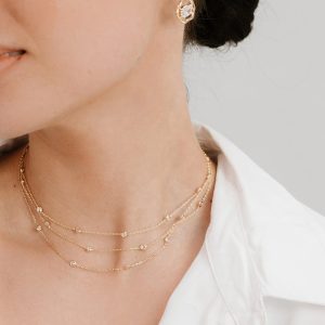 Triple layered necklace