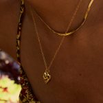 Stainless steel multi-layer heart-shaped necklace for women's necklaces