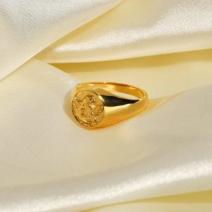 Exquisite round angel ring defense