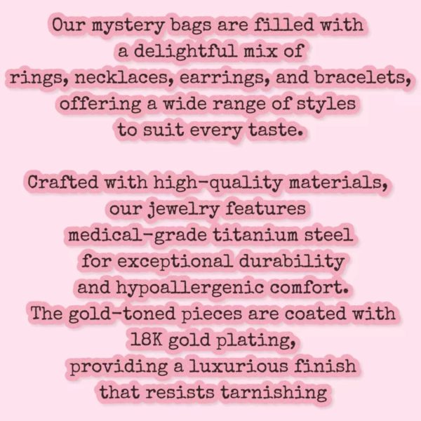 10 bags of titanium steel jewelry items (LUXURY)