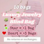 10 bags of titanium steel jewelry items (LUXURY)