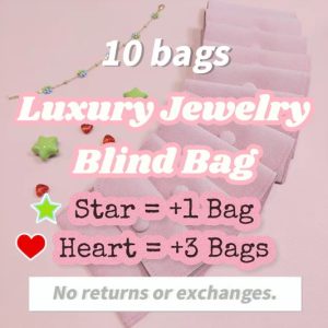 10 bags of titanium steel jewelry items (LUXURY)